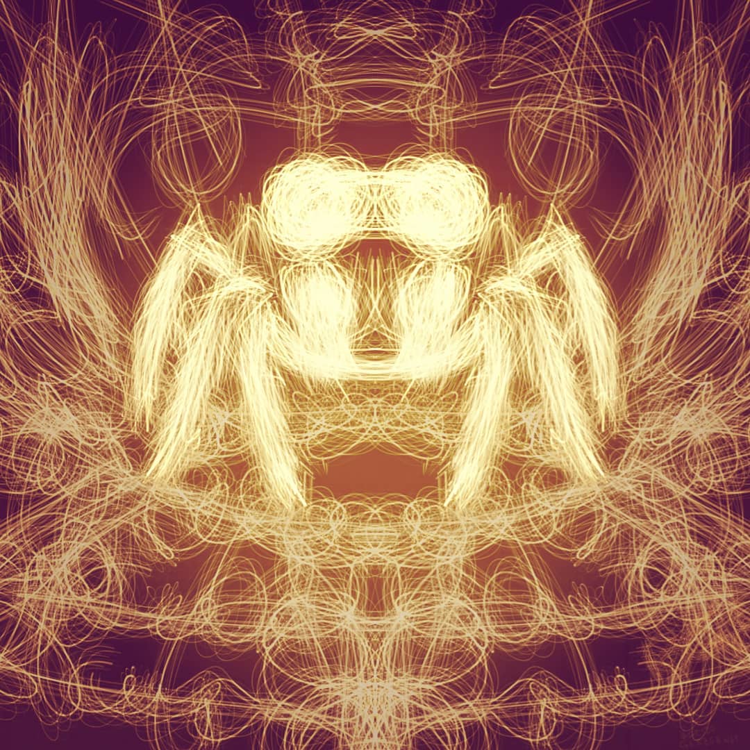 Glowing Spider, Drawing