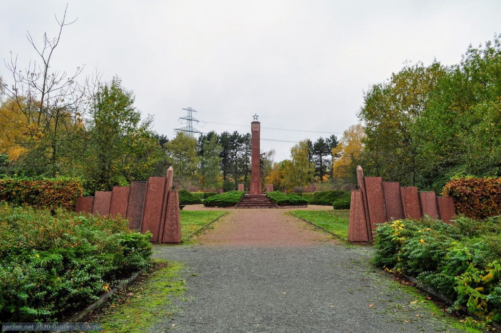 Soviet Memorial in rural cemetery Marzahn