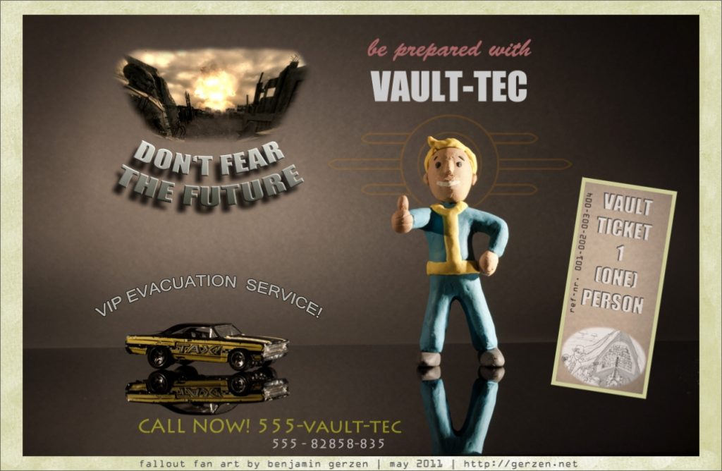 fallout vault boy clay knete пластилин фоллаут